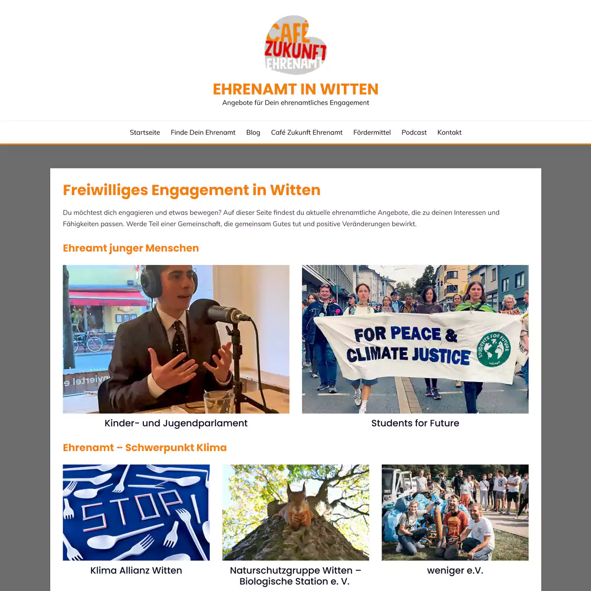Café Zukunft Ehrenamt