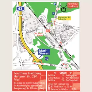 Anfahrtskarten (Grafik: Marek Schirmer)
