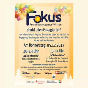 Plakat Fokus (Grafik: Marek Schirmer)