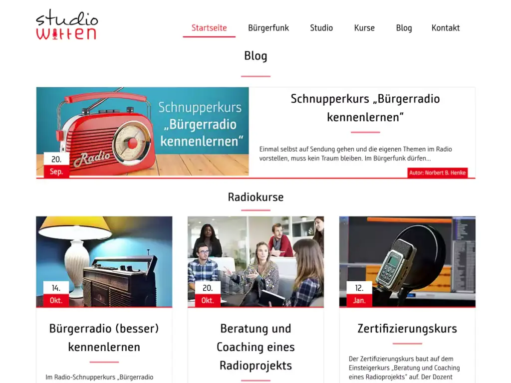 Studio Witten - Homepage