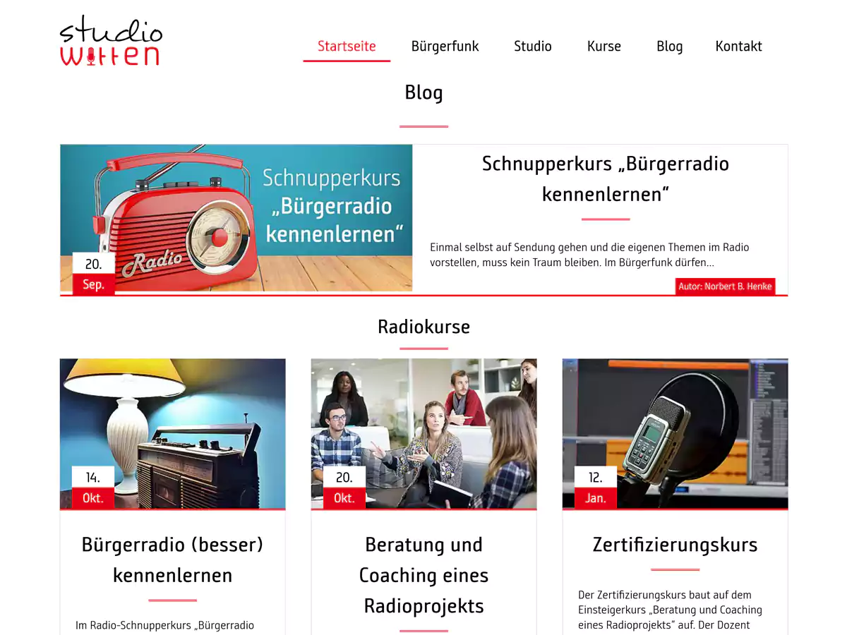 Studio Witten - Homepage