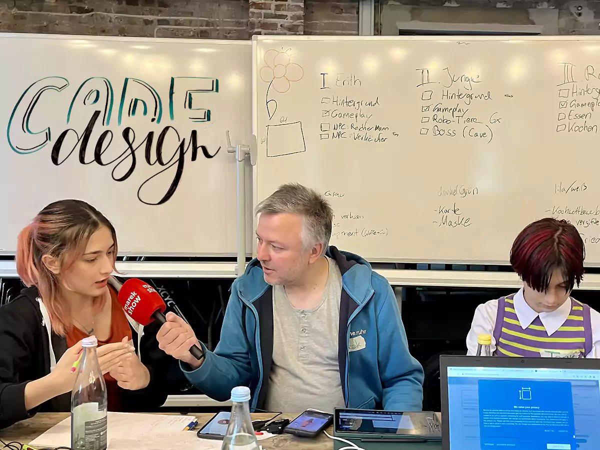 code+design"-Camp in Bochum (Foto Chantal Mirek)